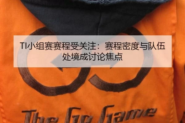 TI小组赛赛程受关注：赛程密度与队伍处境成讨论焦点